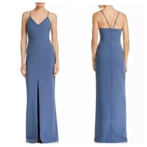 Likely Brooklyn Front Slit Gown